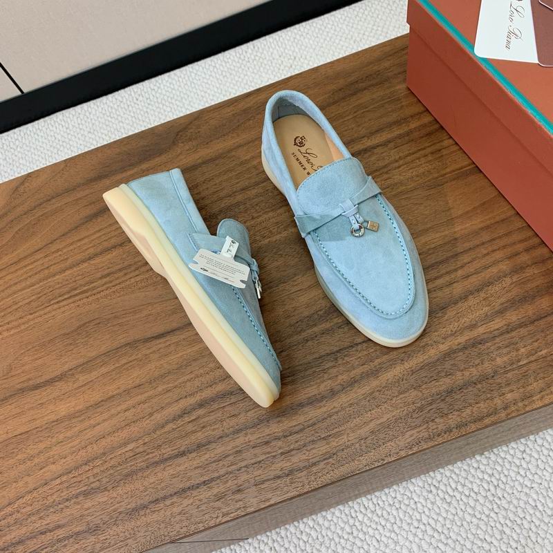 Pale Blue Loafers