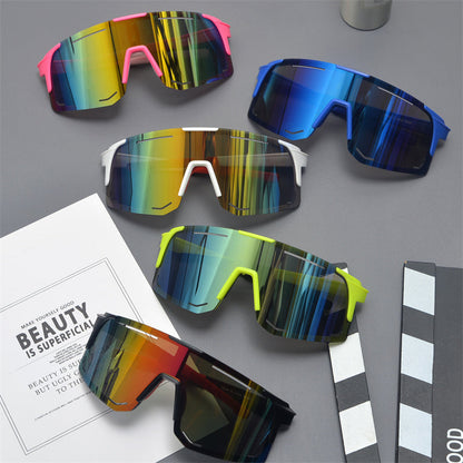 Oversized Shield Sports Sunglasses