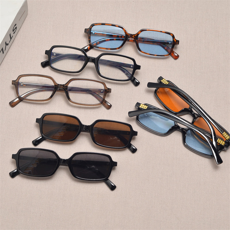 Rectangular Acetate Sunglasses