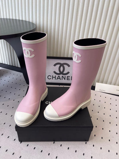 Viral Rubber Boots Pink