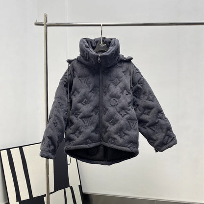 Textured Puffer Jacket