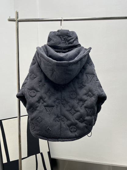 Unisex Textured Puffer Jacket
